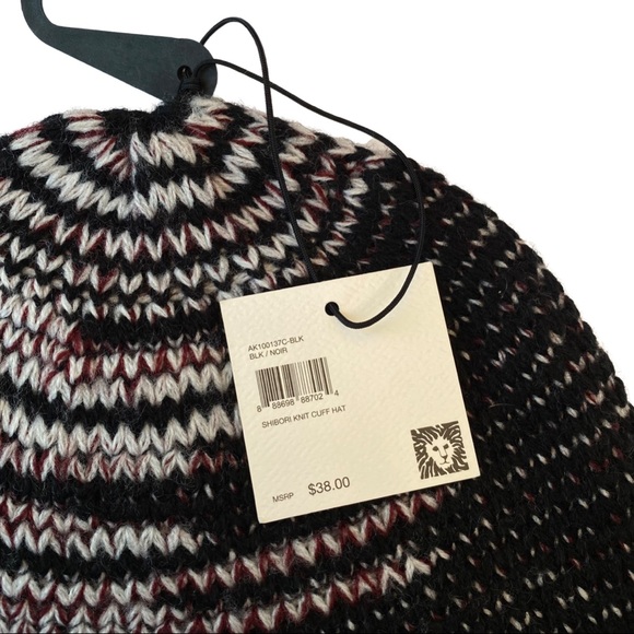 NWT Anne Klein Shibori Knit Cuff Hat Toque Beanie - Picture 3 of 4